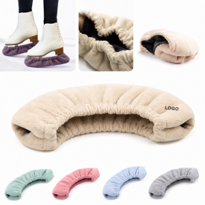 Plush Elasticized Ice Skate Blade Guard Covers