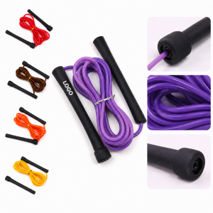 Rapid-Rotation Vibrant Speed Rope with Adjustable Cord